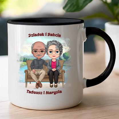 Kubek personalizowany dla babci i dziadka #608