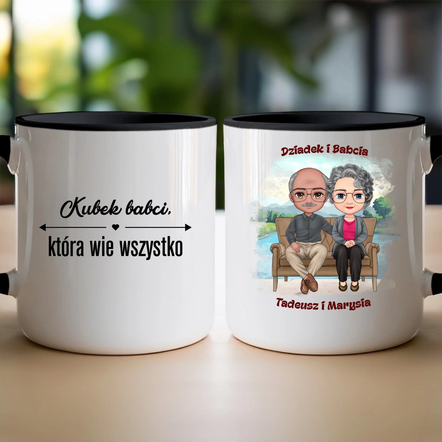 Kubek personalizowany dla babci i dziadka #608
