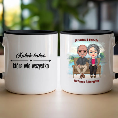 Kubek personalizowany dla babci i dziadka #608