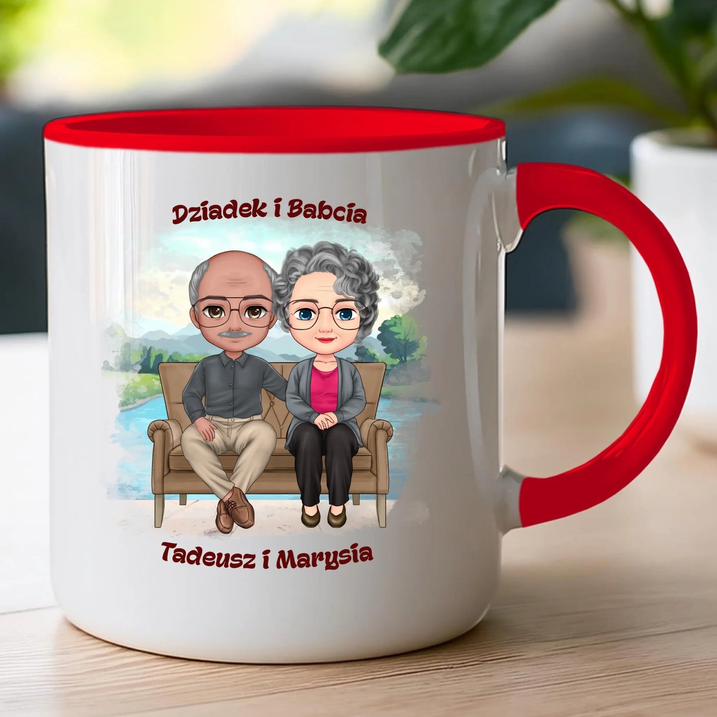 Kubek personalizowany dla babci i dziadka #608