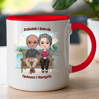 Kubek personalizowany dla babci i dziadka #608