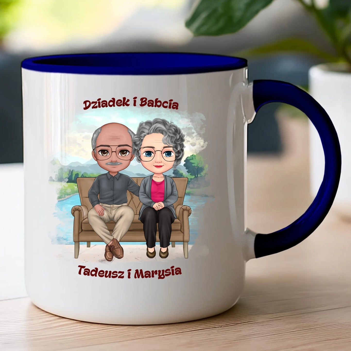 Kubek personalizowany dla babci i dziadka #608