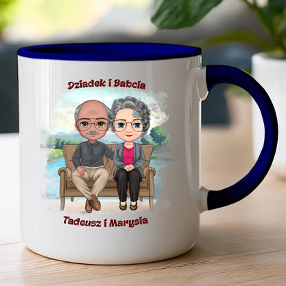 Kubek personalizowany dla babci i dziadka #608