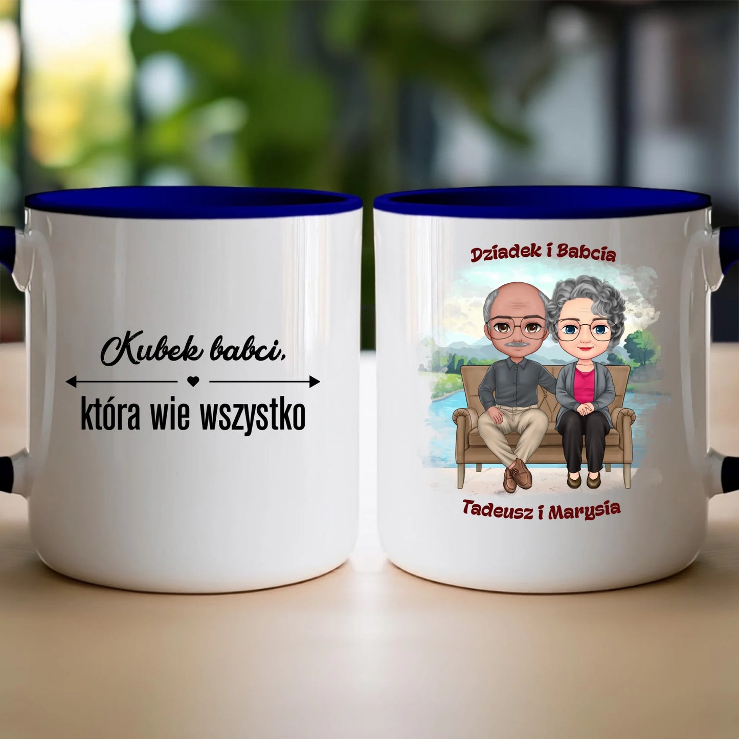 Kubek personalizowany dla babci i dziadka #608