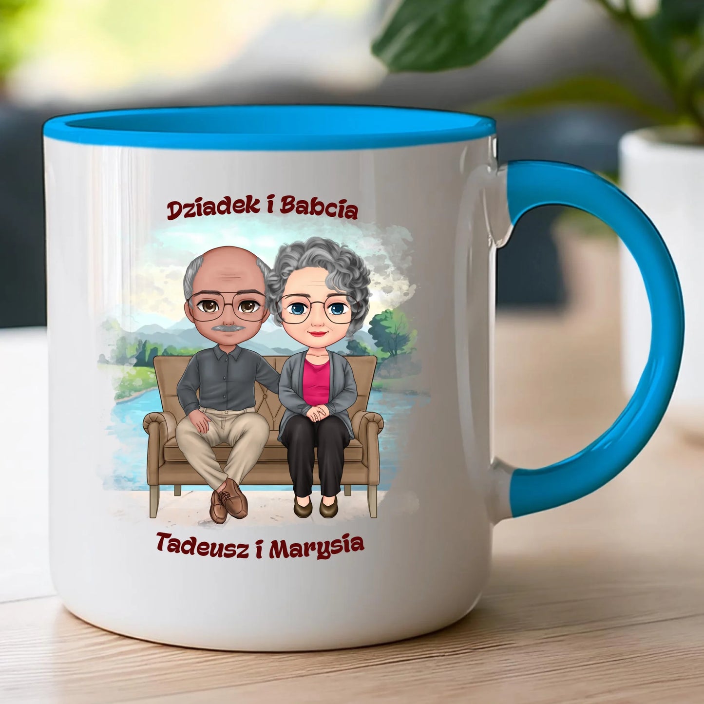 Kubek personalizowany dla babci i dziadka #608