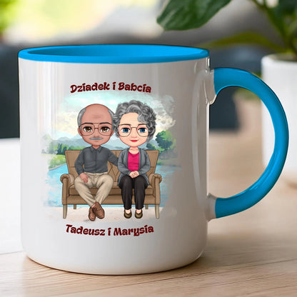 Kubek personalizowany dla babci i dziadka #608