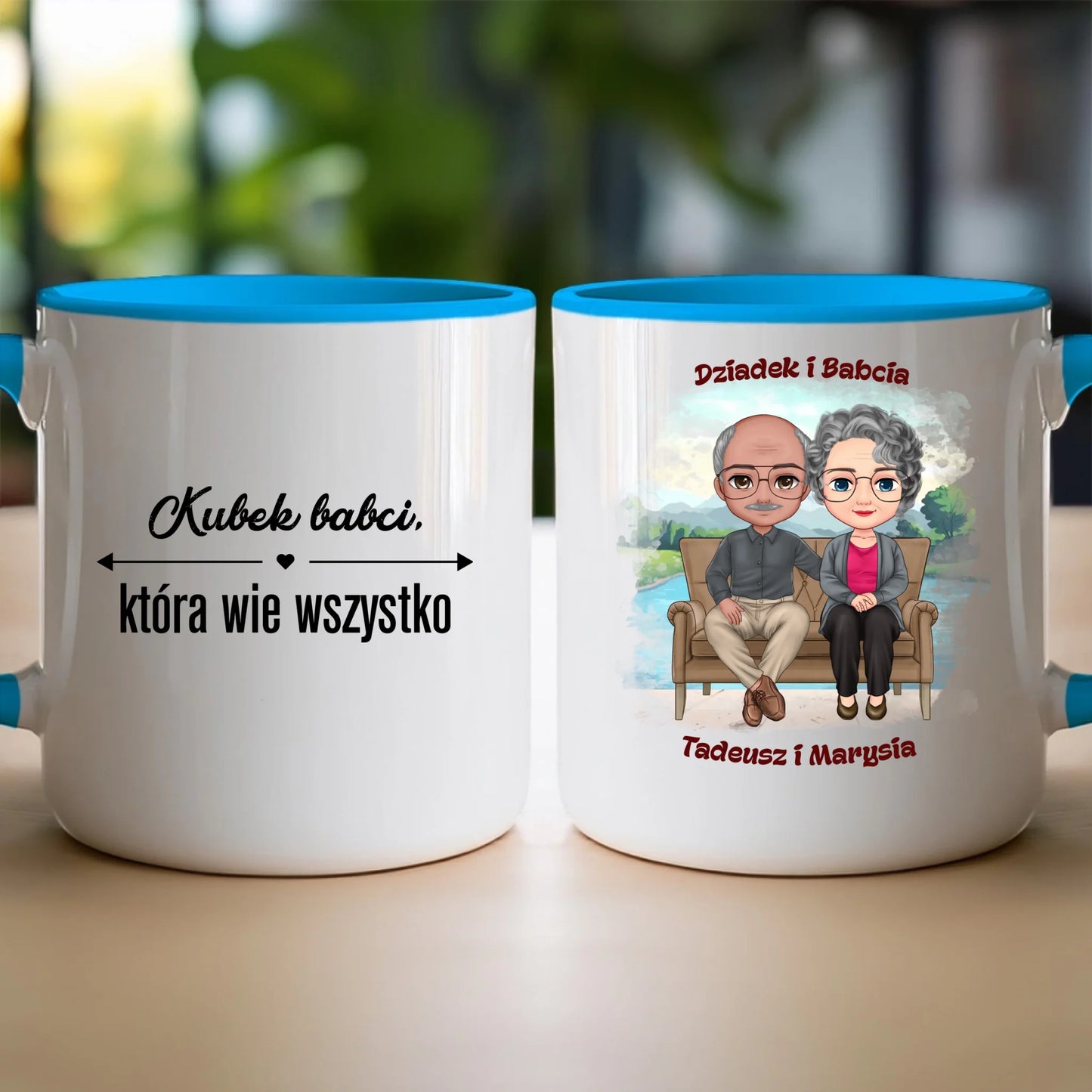 Kubek personalizowany dla babci i dziadka #608
