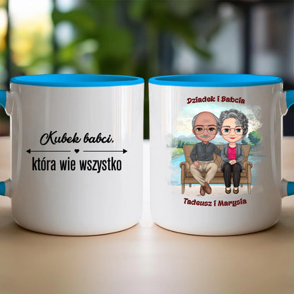 Kubek personalizowany dla babci i dziadka #608