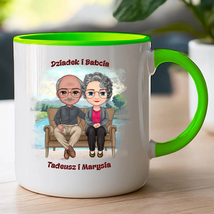 Kubek personalizowany dla babci i dziadka #608