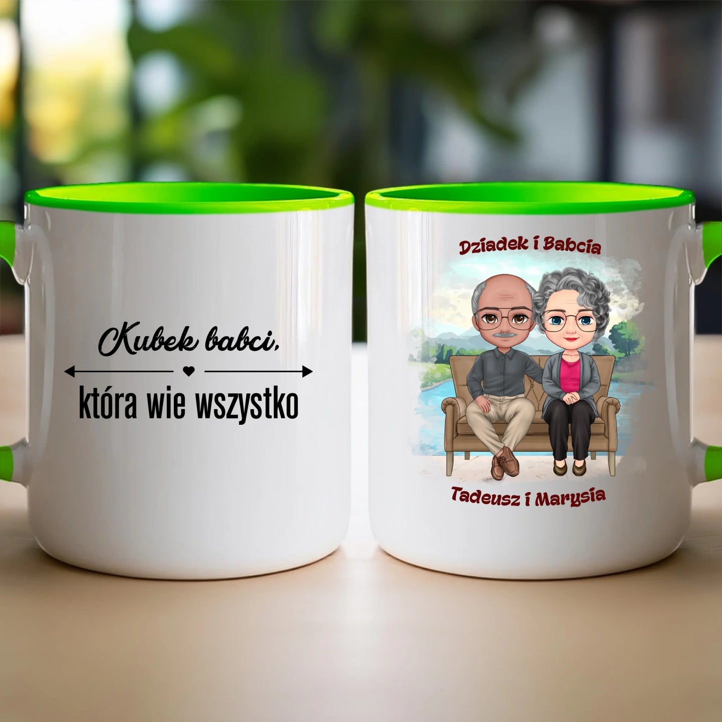 Kubek personalizowany dla babci i dziadka #608
