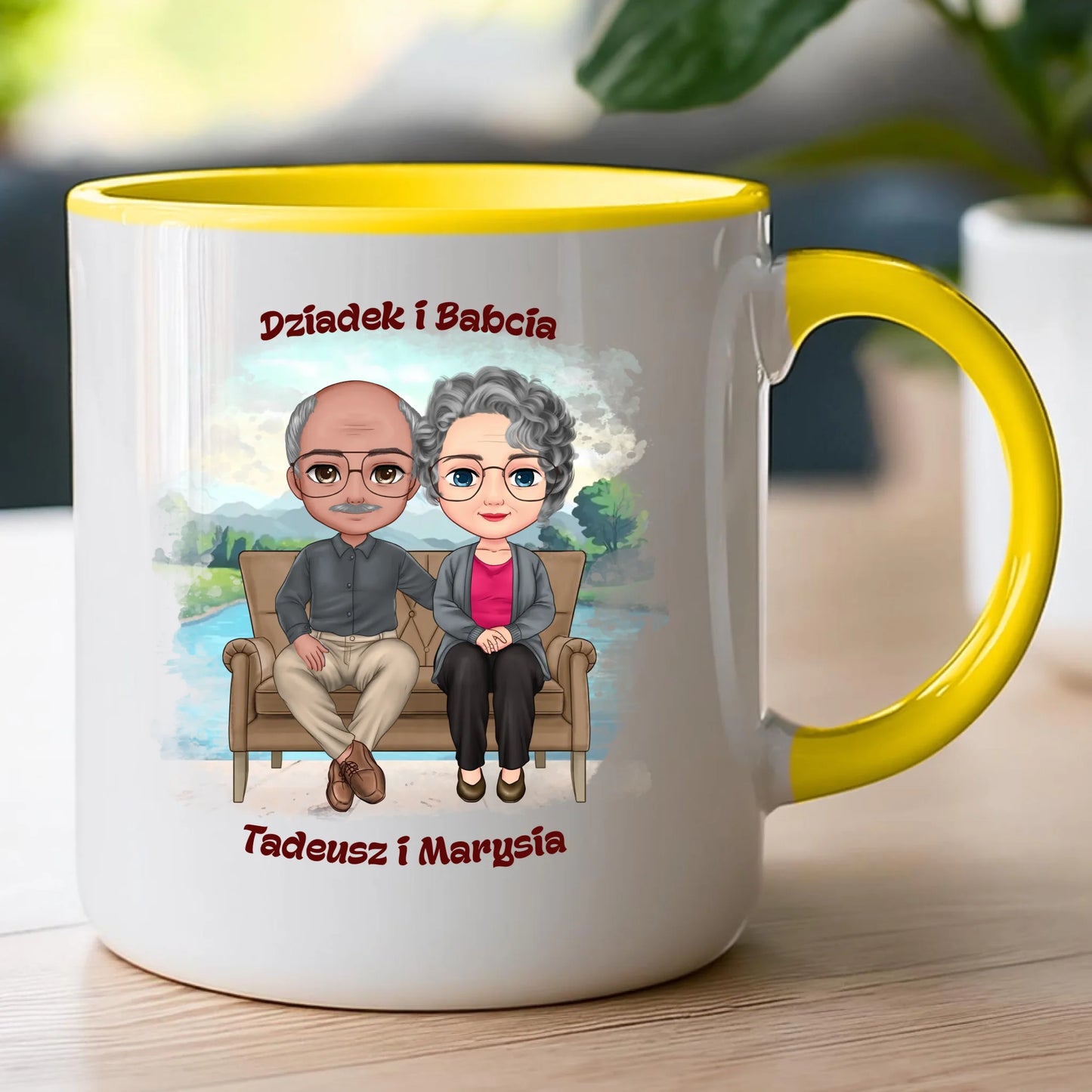 Kubek personalizowany dla babci i dziadka #608
