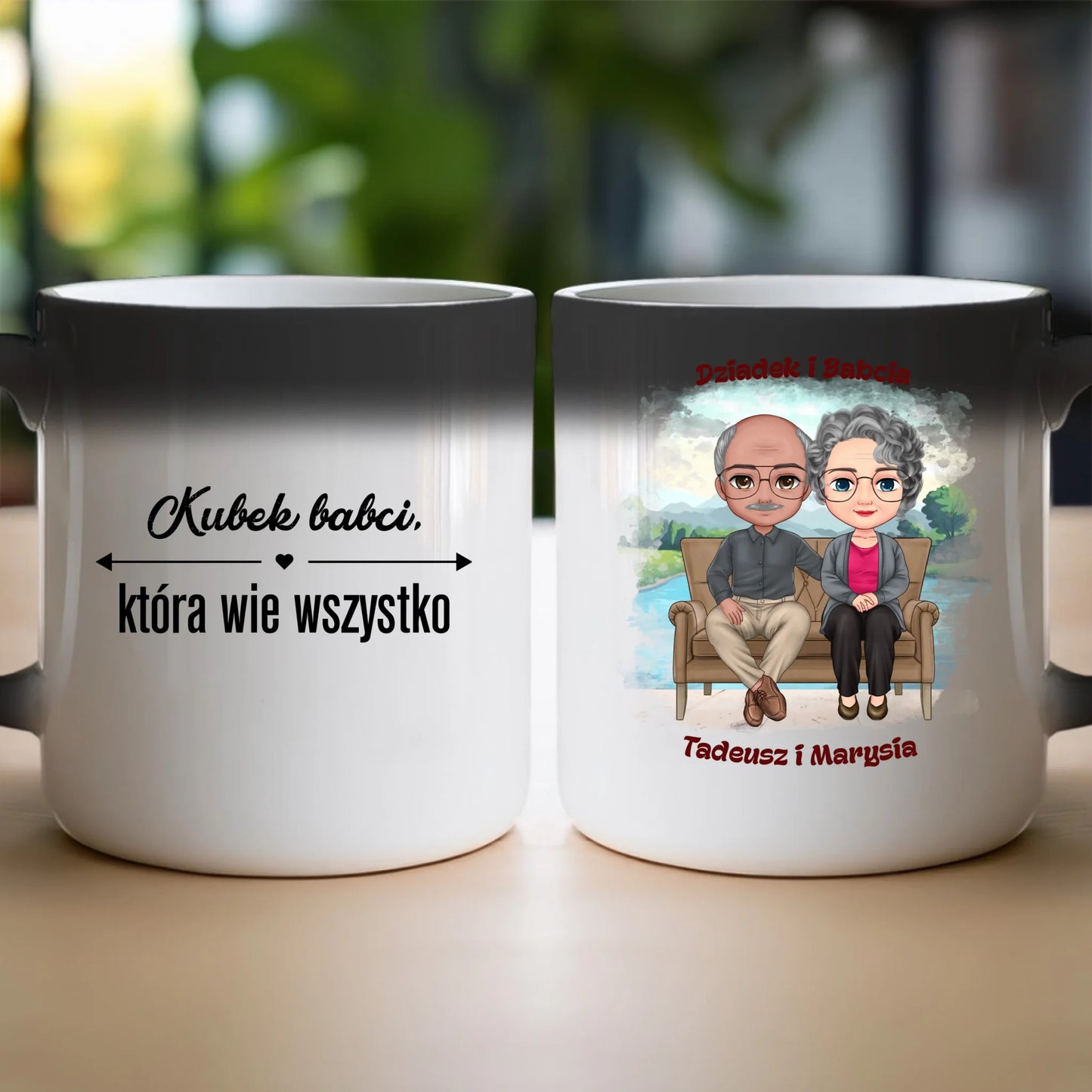Kubek personalizowany dla babci i dziadka #608