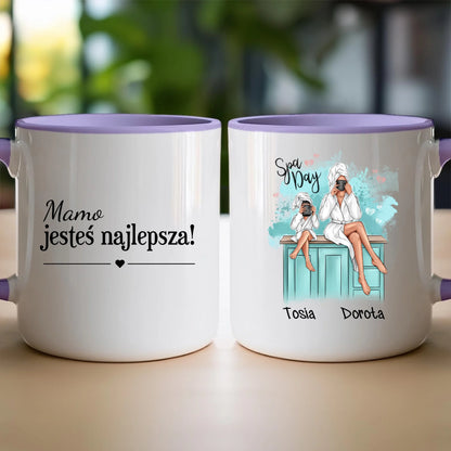 Kubek personalizowany dla mamy i córki #315