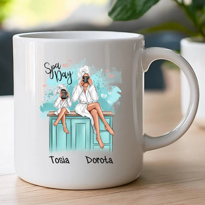 Kubek personalizowany dla mamy i córki #315