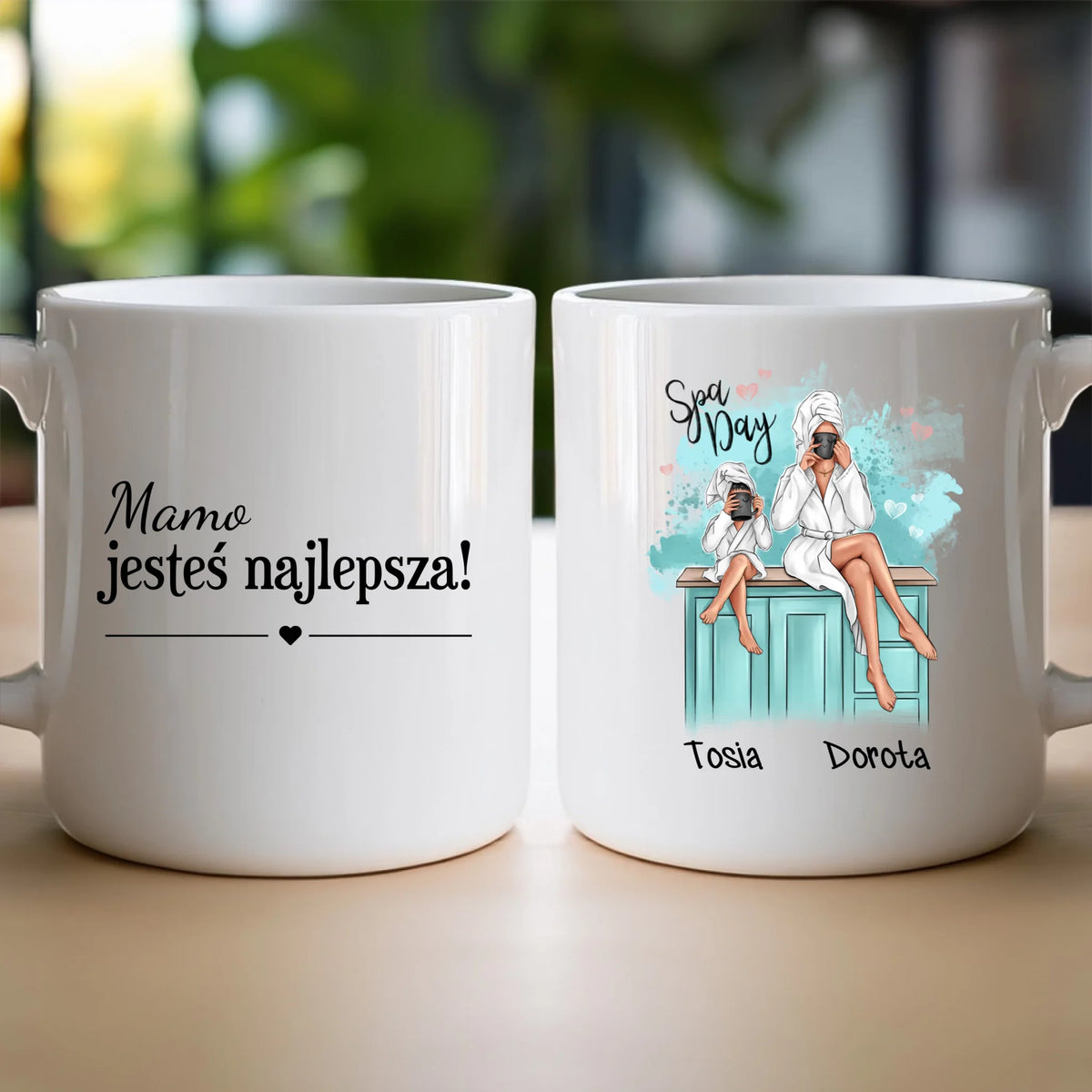 Kubek personalizowany dla mamy i córki #315