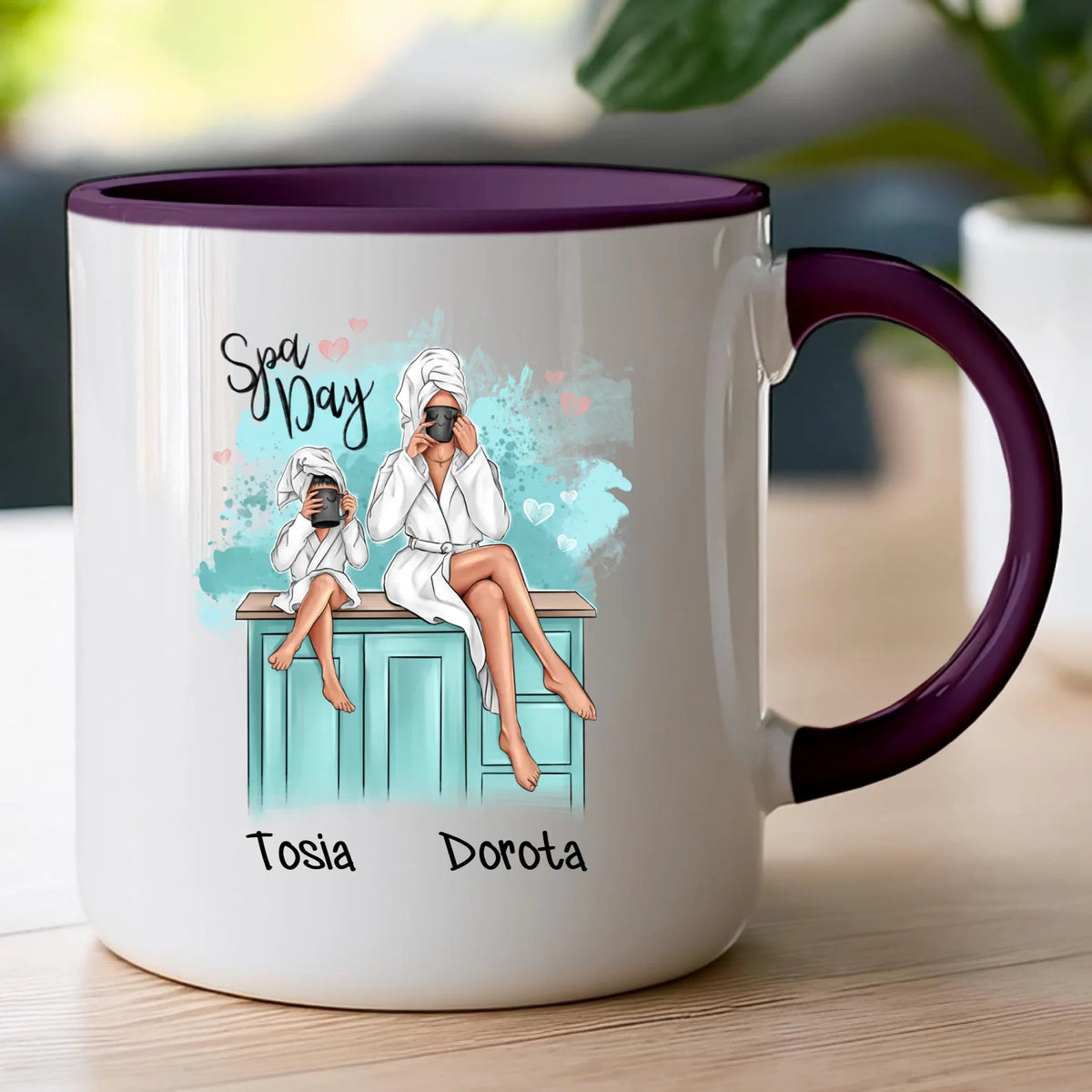 Kubek personalizowany dla mamy i córki #315