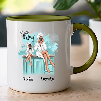 Kubek personalizowany dla mamy i córki #315