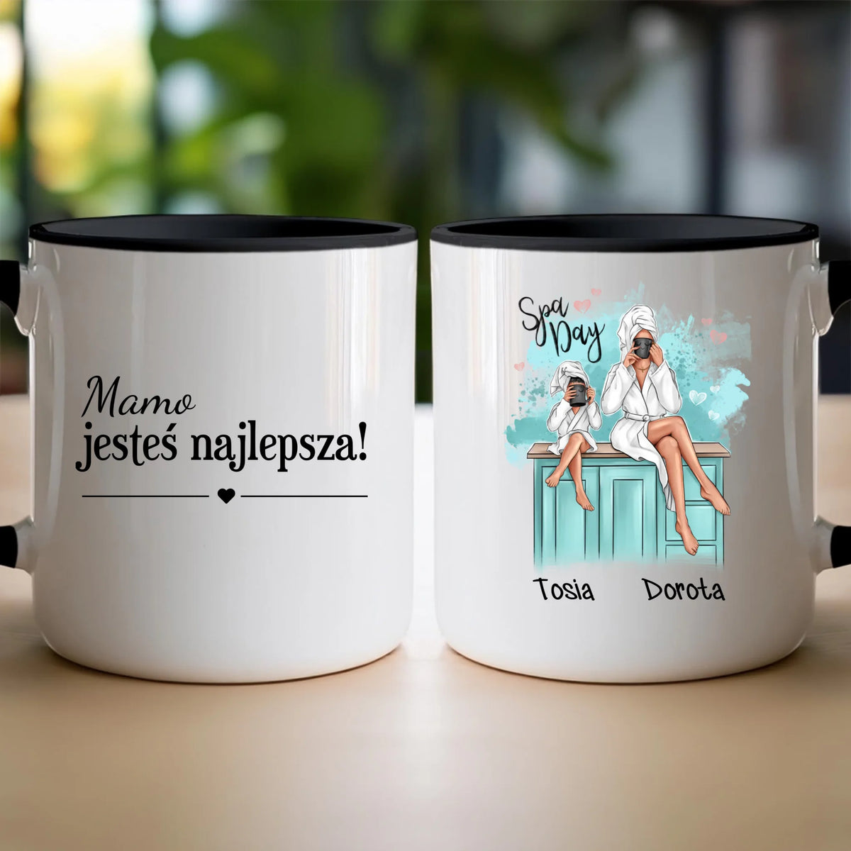 Kubek personalizowany dla mamy i córki #315