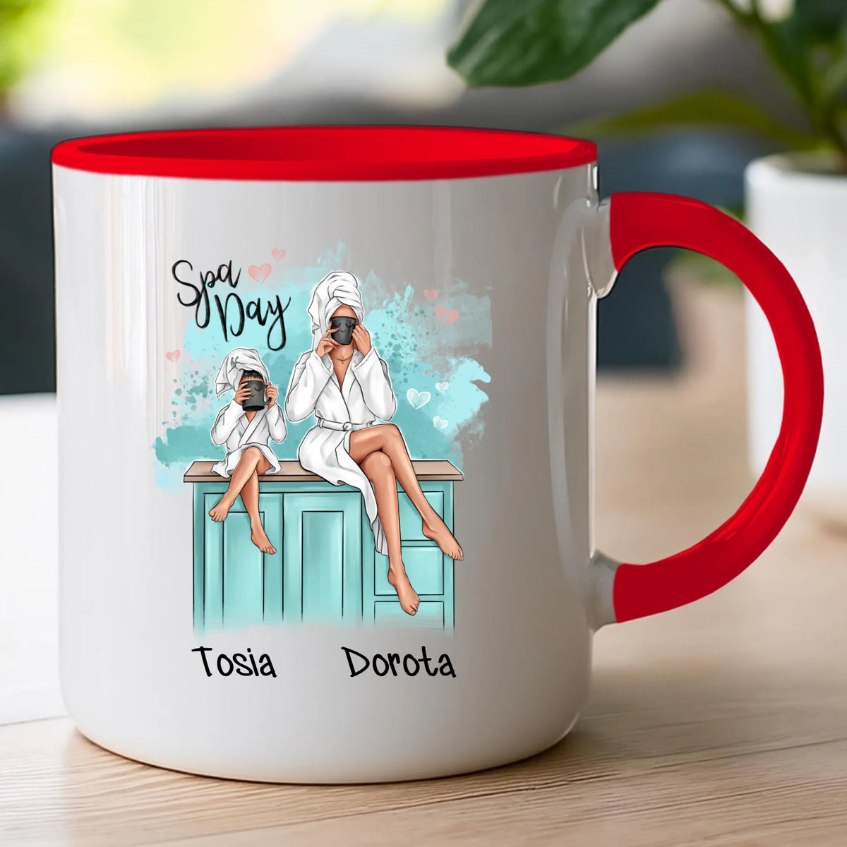 Kubek personalizowany dla mamy i córki #315