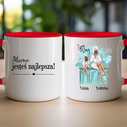 Kubek personalizowany dla mamy i córki #315