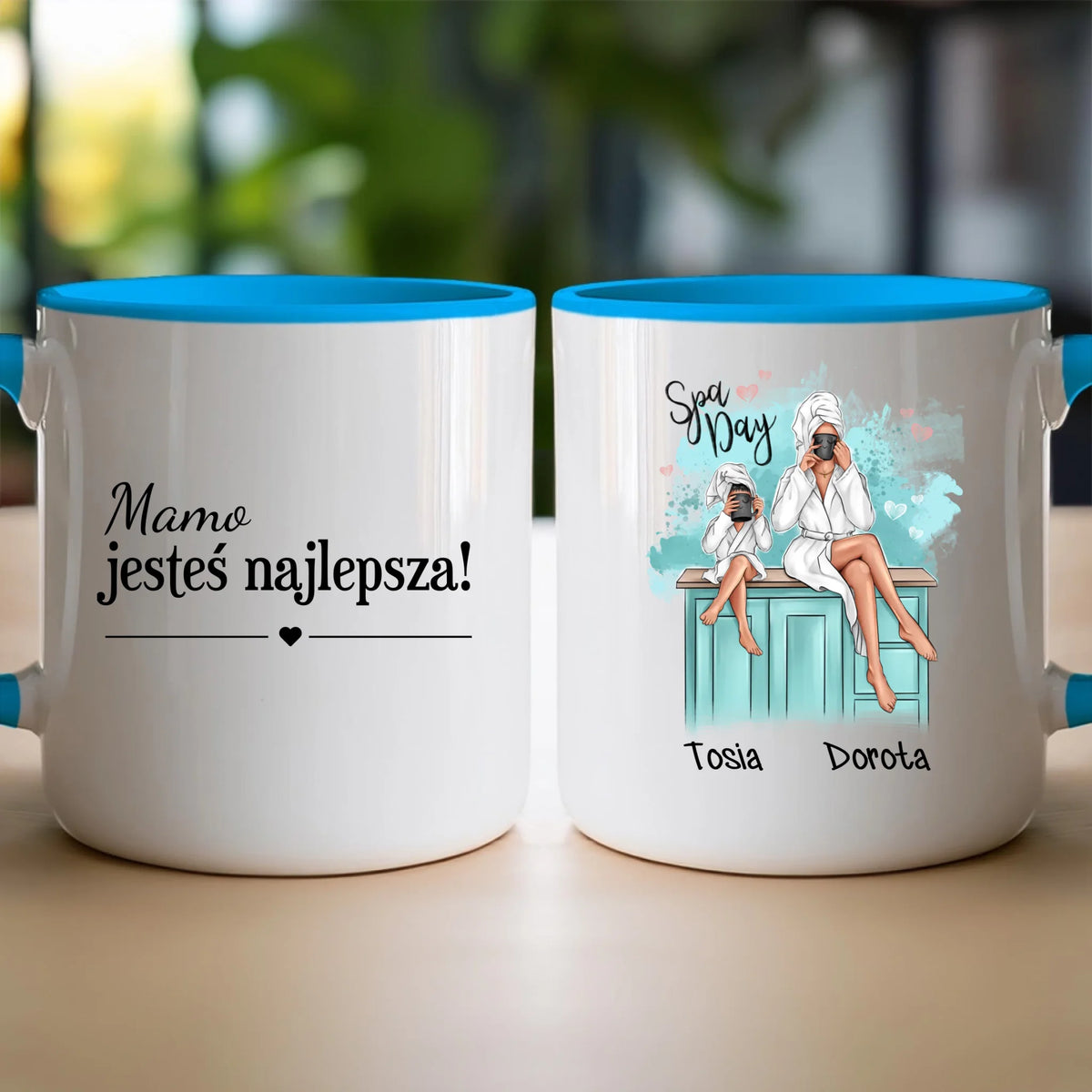 Kubek personalizowany dla mamy i córki #315