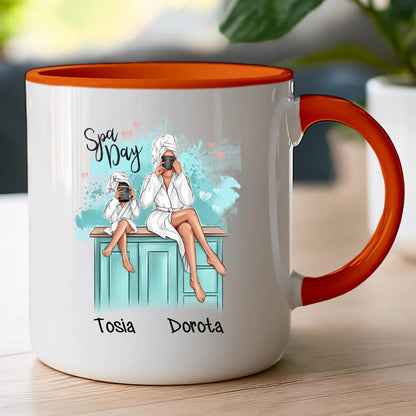 Kubek personalizowany dla mamy i córki #315