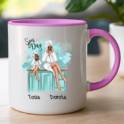 Kubek personalizowany dla mamy i córki #315