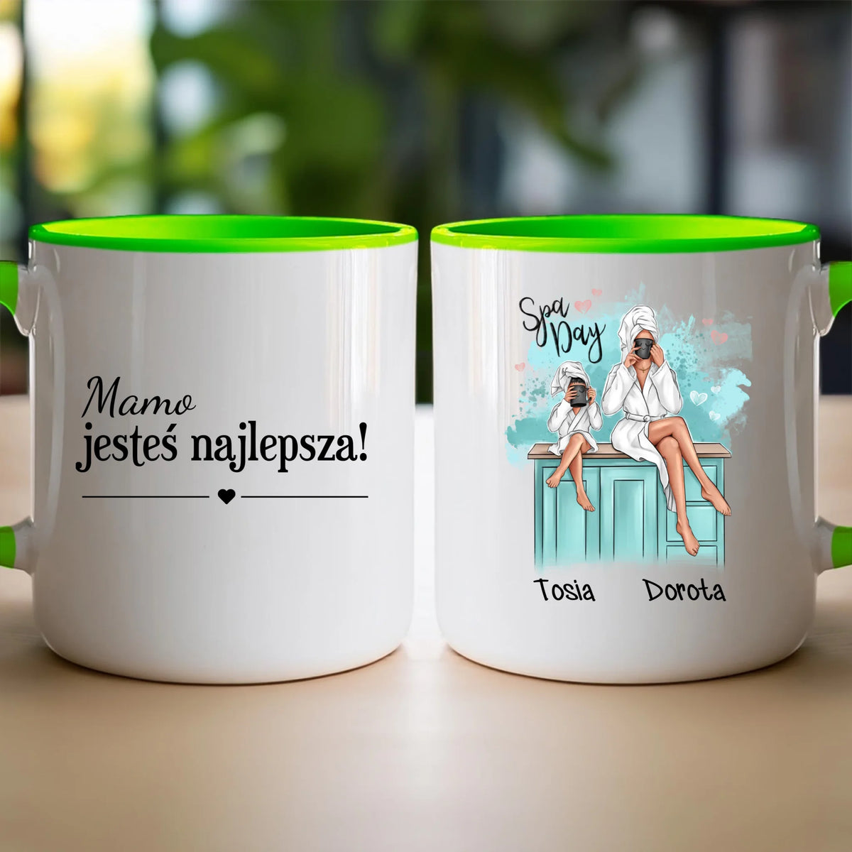 Kubek personalizowany dla mamy i córki #315