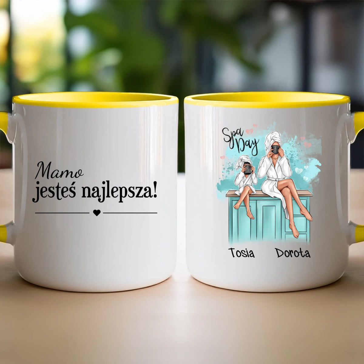 Kubek personalizowany dla mamy i córki #315