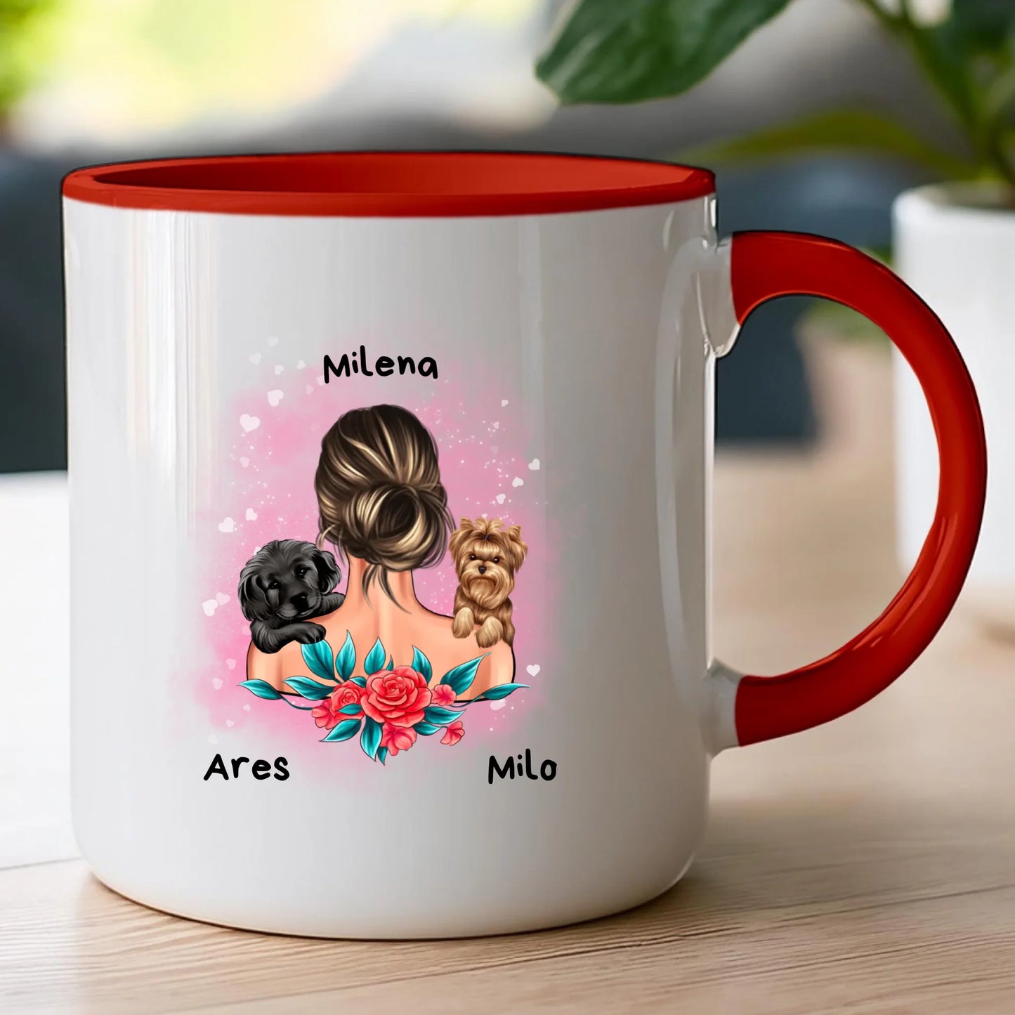 Kubek personalizowany dla kobiety - zwierzaki #15