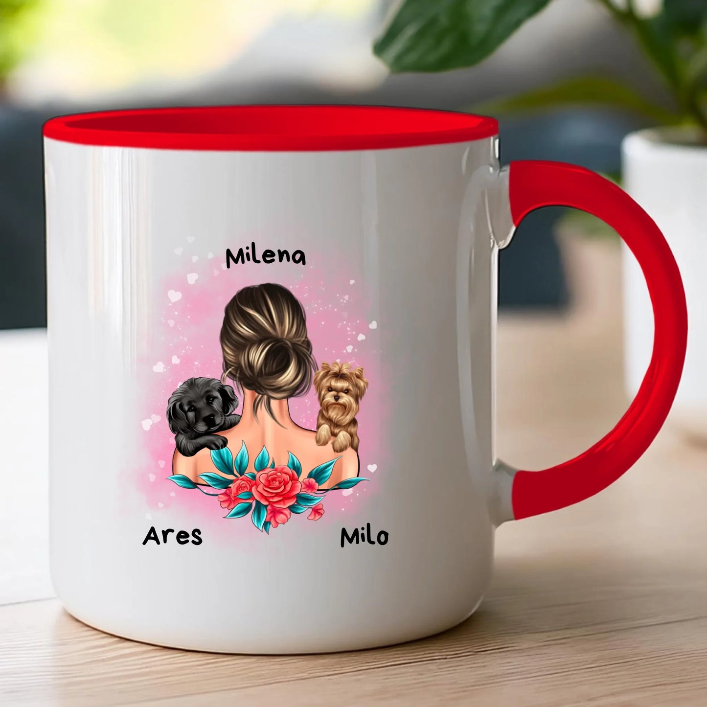 Kubek personalizowany dla kobiety - zwierzaki #15