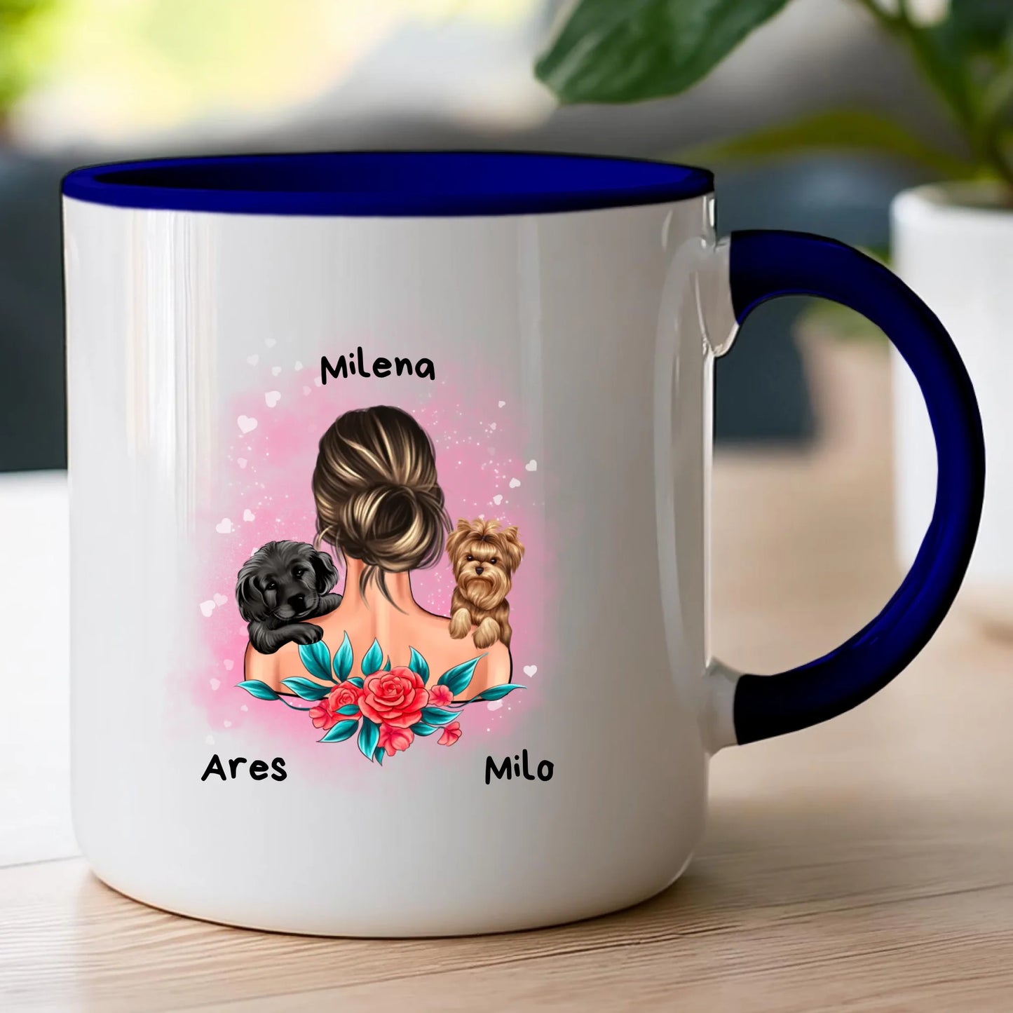 Kubek personalizowany dla kobiety - zwierzaki #15