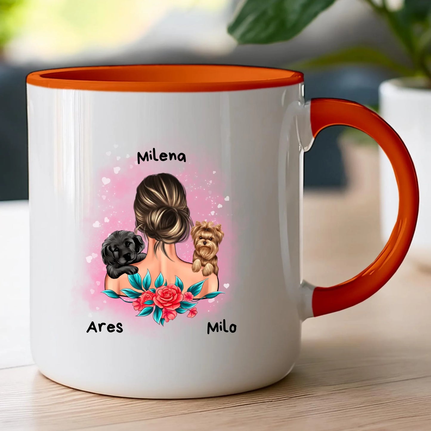 Kubek personalizowany dla kobiety - zwierzaki #15