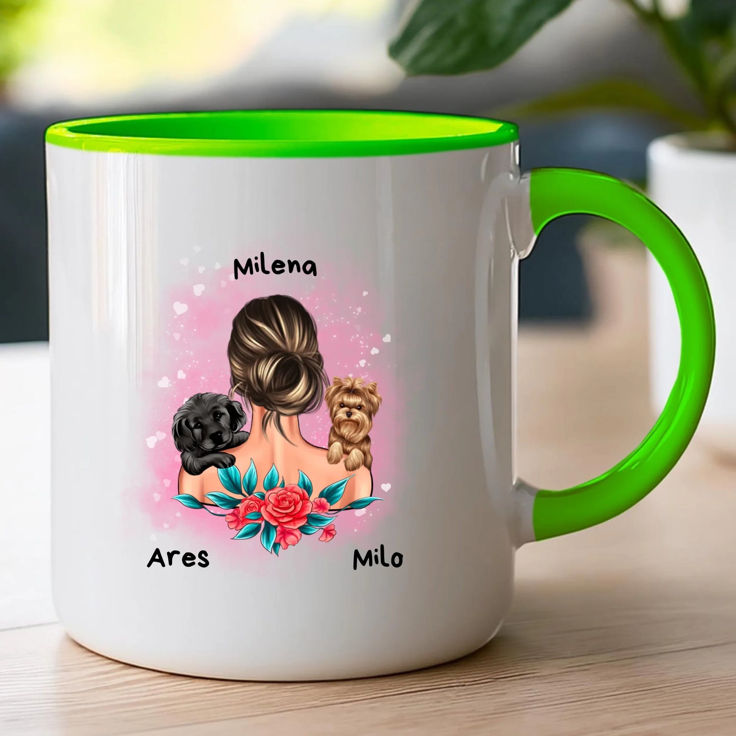 Kubek personalizowany dla kobiety - zwierzaki #15