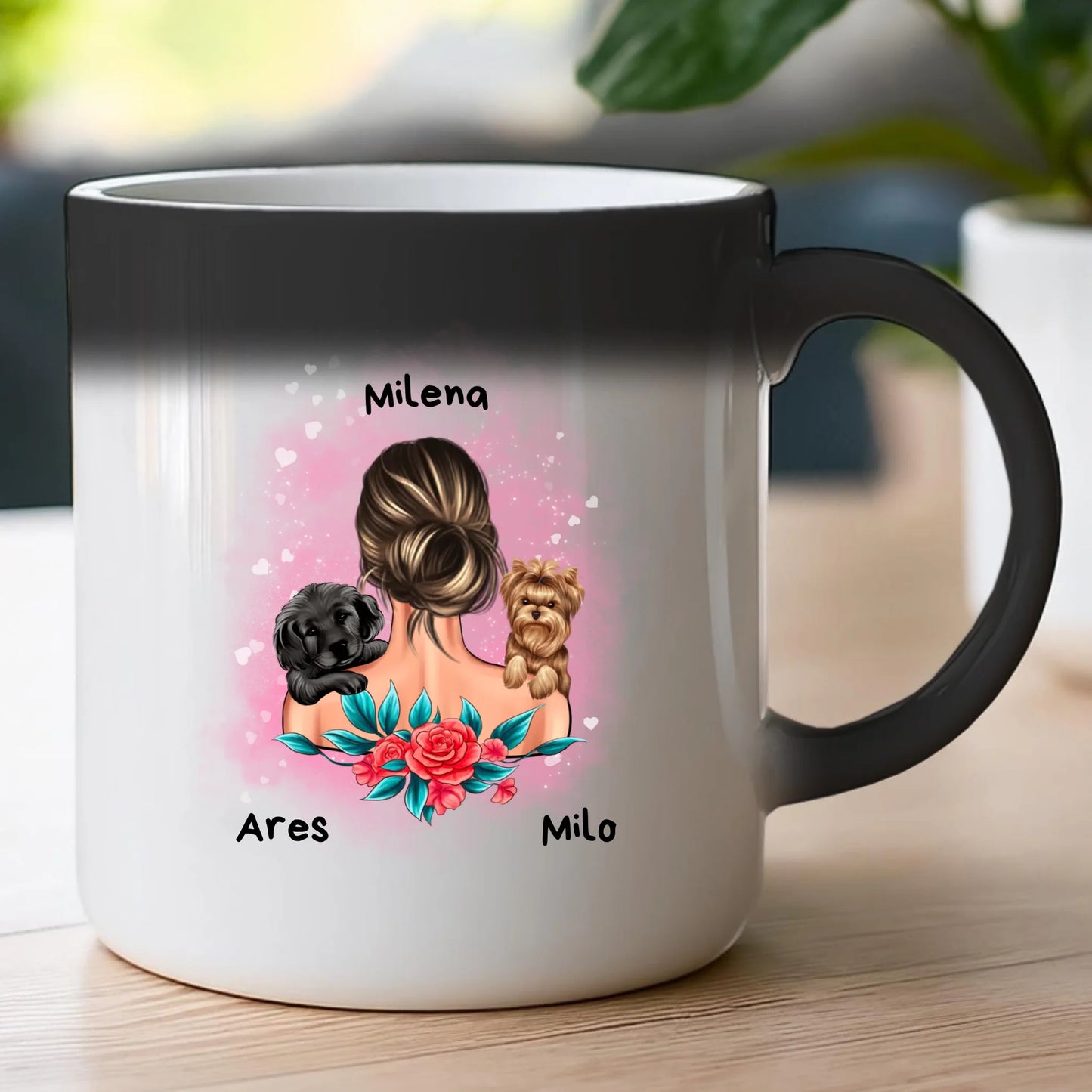 Kubek personalizowany dla kobiety - zwierzaki #15