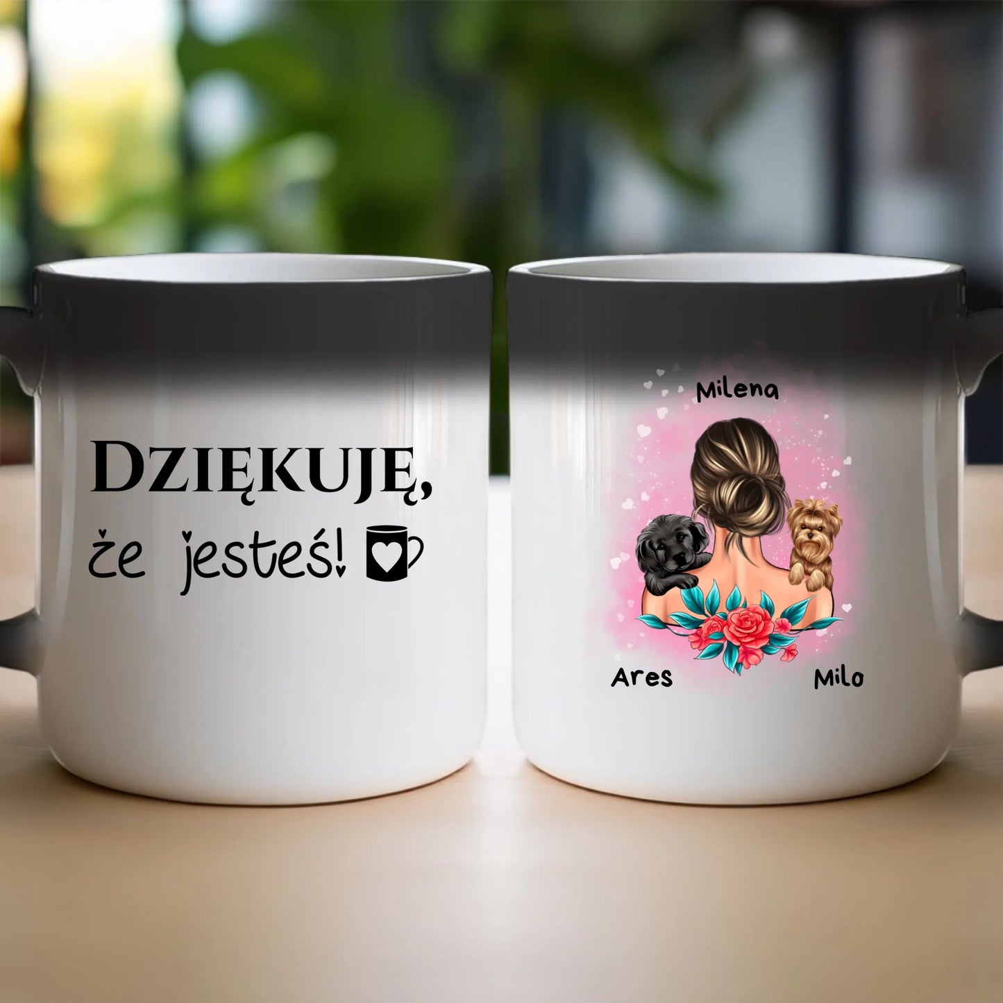 Kubek personalizowany dla kobiety - zwierzaki #15