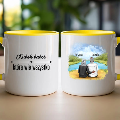 Kubek personalizowany dla babci i dziadka #609
