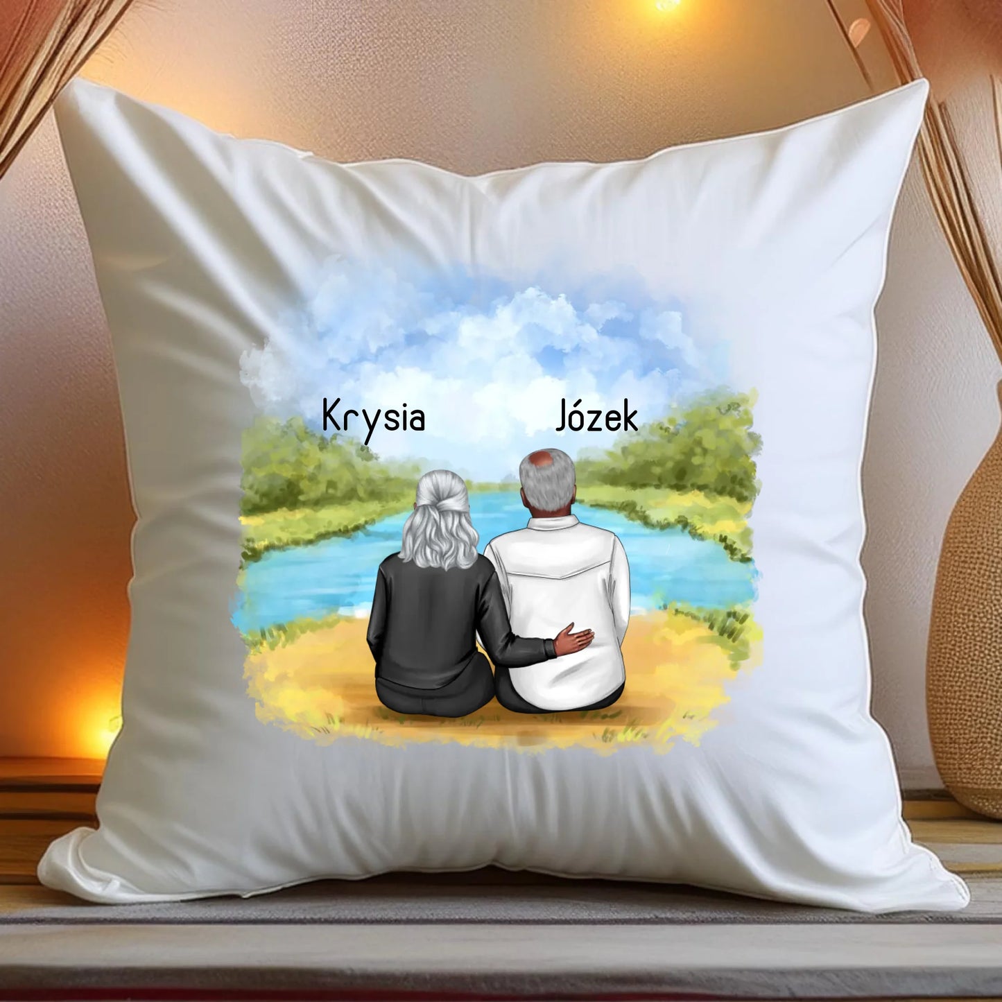 Poduszka personalizowana dla babci i dziadka #609