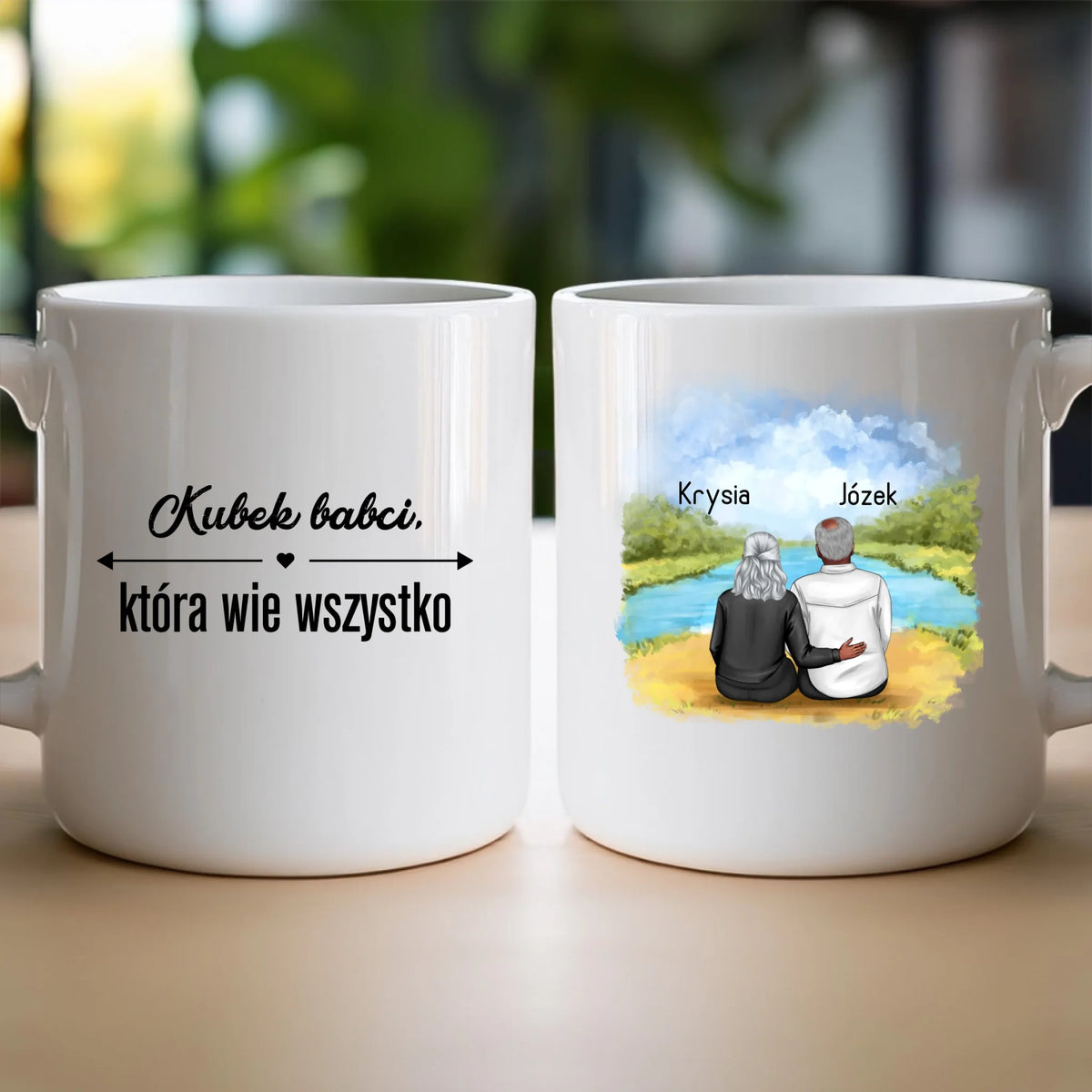 Kubek personalizowany dla babci i dziadka #609