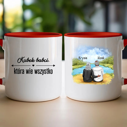 Kubek personalizowany dla babci i dziadka #609