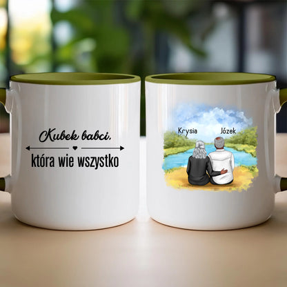 Kubek personalizowany dla babci i dziadka #609