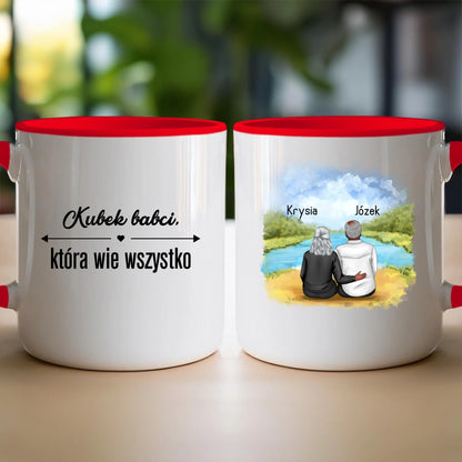 Kubek personalizowany dla babci i dziadka #609