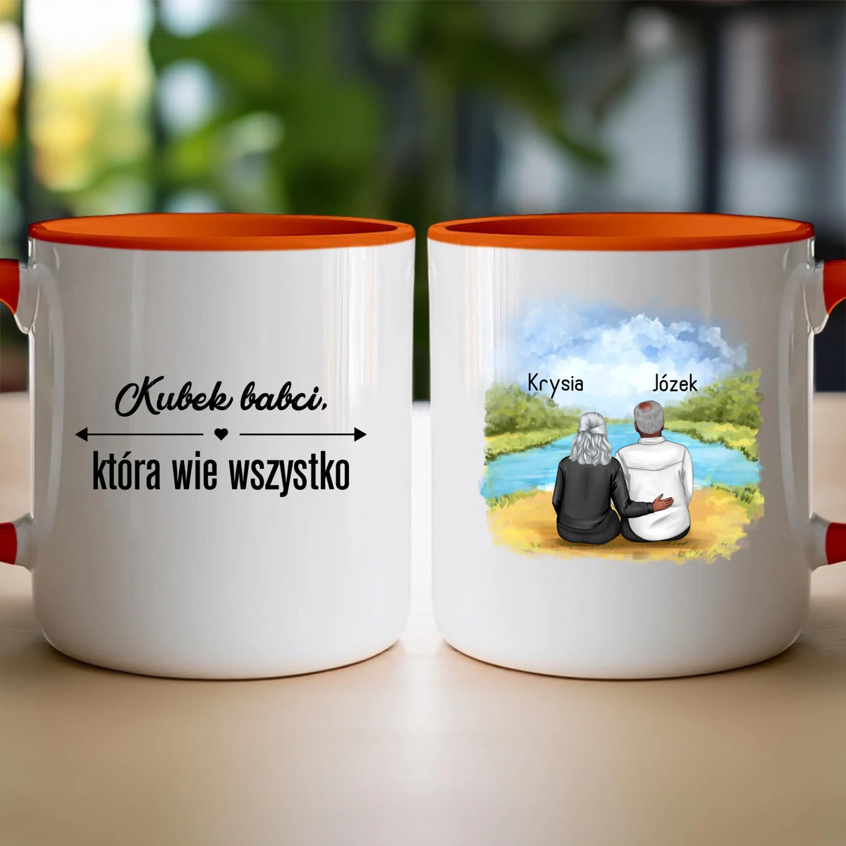 Kubek personalizowany dla babci i dziadka #609