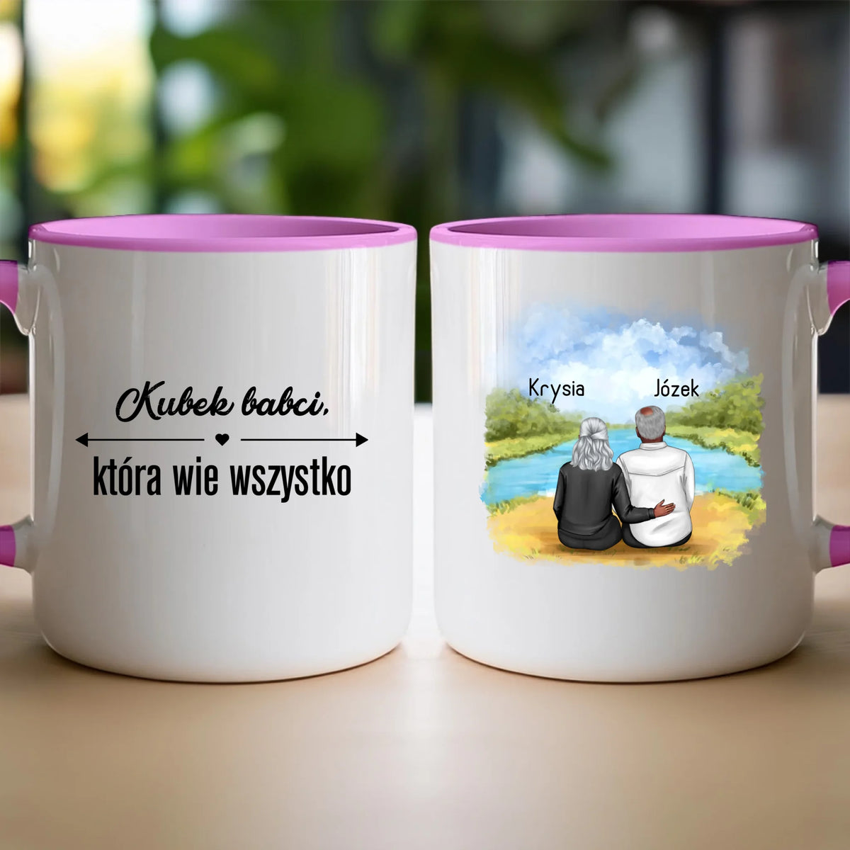 Kubek personalizowany dla babci i dziadka #609