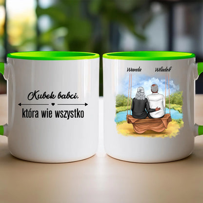 Kubek personalizowany dla babci i dziadka #609