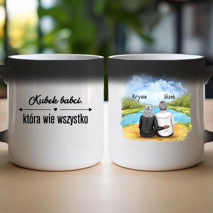 Kubek personalizowany dla babci i dziadka #609
