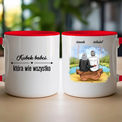 Kubek personalizowany dla babci i dziadka #609