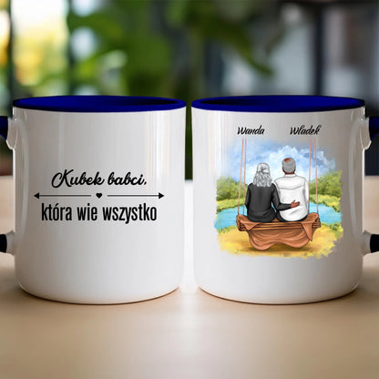 Kubek personalizowany dla babci i dziadka #609