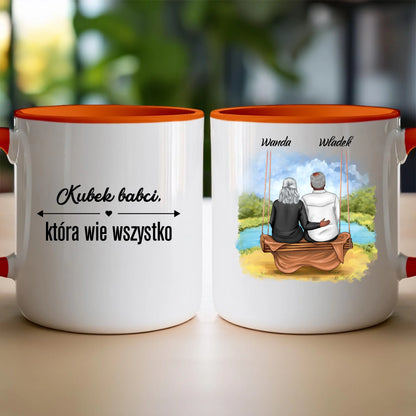 Kubek personalizowany dla babci i dziadka #609