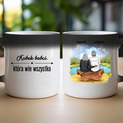 Kubek personalizowany dla babci i dziadka #609